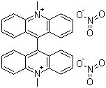 N,N'-Dimethyl-9,9'-bisacridinium nitrate molecular structure (CAS 2315-97-1)