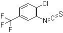 2-Chloro-5-(trifluoromethyl)phenyl isothiocyanate molecular structure (CAS 23165-49-3)