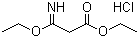 Ethyl 3-ethoxy-3-iminopropionate hydrochloride molecular structure (CAS 2318-25-4)