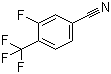 结构式 CAS# 231953-38-1, 3-氟-4-(三氟甲基)苯腈
