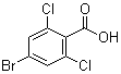 4-Bromo-2,6-dichlorobenzoic acid molecular structure (CAS 232275-51-3)