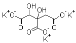 Tripotassium hydroxycitrate molecular structure (CAS 232281-44-6)