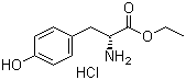结构式 CAS# 23234-43-7, D-酪氨酸乙酯盐酸盐