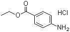 Benzocaine hydrochloride molecular structure (CAS 23239-88-5)