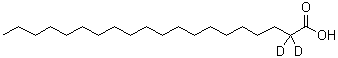 Eicosanoic-2,2-d<sub>2</sub> acid molecular structure (CAS 232600-70-3)
