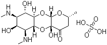 Actinospectacin sulfate molecular structure (CAS 23312-56-3)