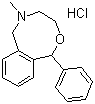 Nefopam hydrochloride molecular structure (CAS 23327-57-3)