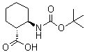 (1R,2R)-2-[(tert-Butoxycarbonyl)amino]cyclohexylcarboxylic acid molecular structure (CAS 233661-54-6)