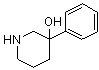 3-Phenyl-3-piperidinol molecular structure (CAS 23396-50-1)