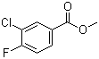 Methyl 3-chloro-4-fluorobenzoate molecular structure (CAS 234082-35-0)