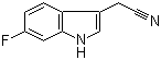结构式 CAS# 2341-25-5, 6-氟吲哚-3-乙腈