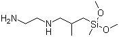 N-(3-(Dimethoxymethylsilyl)isobutyl)ethylenediamine molecular structure (CAS 23410-40-4)