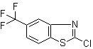 2-Chloro-5-(trifluoromethyl)benzothiazole molecular structure (CAS 23420-88-4)