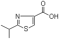 2-Isopropyl-1,3-thiazole-4-carboxylic acid molecular structure (CAS 234445-61-5)