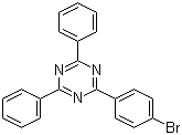2-(4-Bromophenyl)-4,6-diphenyl-1,3,5-triazine molecular structure (CAS 23449-08-3)