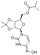 结构式 CAS# 2346620-55-9, 2',3'-O-(1-甲基亚乙基)-尿苷4-肟5'-(2-甲基丙酸酯)
