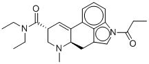 1-Propionyl-lysergic acid diethylamide molecular structure (CAS 2349358-81-0)