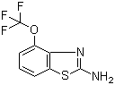 2-Amino-4-trifluoromethoxybenzothiazole molecular structure (CAS 235101-36-7)