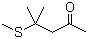 4-Methylthio-4-methyl-2-pentanone molecular structure (CAS 23550-40-5)