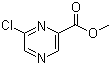 6-氯-2-吡嗪甲酸甲酯分子结构 (CAS 23611-75-8)