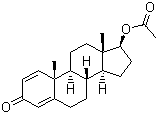 17-乙酸勃地酮分子结构 (CAS 2363-59-9)