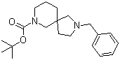 2-(Phenylmethyl)-2,7-diazaspiro[4.5]decane-7-carboxylic acid tert-butyl ester molecular structure (CAS 236406-46-5)