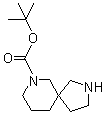 tert-Butyl 2,7-diazaspiro[4.5]decane-7-carboxylate molecular structure (CAS 236406-61-4)