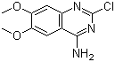 2-Chloro-4-amino-6,7-dimethoxyquinazoline molecular structure (CAS 23680-84-4)