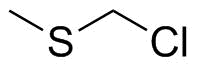 Chloromethyl methyl sulfide molecular structure (CAS 2373-51-5)
