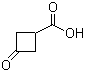 3-Oxocyclobutanecarboxylic acid molecular structure (CAS 23761-23-1)