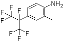 2-Methyl-4-heptafluoroisopropylaniline molecular structure (CAS 238098-26-5)