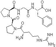 1-5-血管舒缓激肽分子结构 (CAS 23815-89-6)