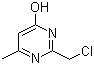 2-Chloromethyl-6-methylpyrimidin-4-ol molecular structure (CAS 23862-02-4)