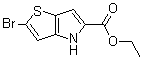 2-Bromo-4H-thieno[3,2-b]pyrrole-5-carboxylic acid ethyl ester molecular structure (CAS 238749-50-3)