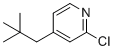 2-Chloro-4-neopentylpyridine molecular structure (CAS 2387538-18-1)