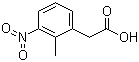 2-Methyl-3-nitro-benzeneacetic acid molecular structure (CAS 23876-15-5)