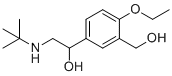 1-[4-Ethoxy-3-(hydroxymethyl)phenyl]-2-[(2-methyl-2-propanyl)amino]ethanol molecular structure (CAS 2387728-91-6)