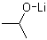 Isopropanol lithium salt molecular structure (CAS 2388-10-5)