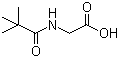 [(2,2-Dimethylpropanoyl)amino]acetic acid molecular structure (CAS 23891-96-5)