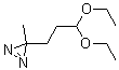 结构式 CAS# 23902-18-3, 3-(3,3-二乙氧基丙基)-3-甲基-3H-双吖丙啶