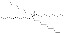 Tetraoctylphosphonium bromide molecular structure (CAS 23906-97-0)