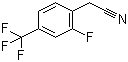 2-Fluoro-4-(trifluoromethyl)phenylacetonitrile molecular structure (CAS 239087-11-7)