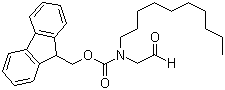 (9H-Fluoren-9-yl)methyl decyl(2-oxoethyl)carbamate molecular structure (CAS 239088-22-3)