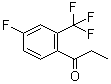 4'-Fluoro-2'-(trifluoromethyl)propiophenone molecular structure (CAS 239107-26-7)