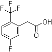 5-Fluoro-2-trifluoromethylphenylacetic acid molecular structure (CAS 239135-52-5)