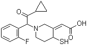 Prasugrel metabolite molecular structure (CAS 239466-74-1)
