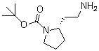 tert-Butyl (2S)-2-(2-aminoethyl)-1-pyrrolidinecarboxylate molecular structure (CAS 239483-09-1)