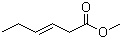 Methyl hex-3-enoate molecular structure (CAS 2396-78-3)