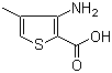 3-Amino-4-methylthiophene-2-carboxylic acid molecular structure (CAS 23968-18-5)