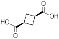 cis-1,3-Cyclobutanedicarboxylic acid molecular structure (CAS 2398-16-5)